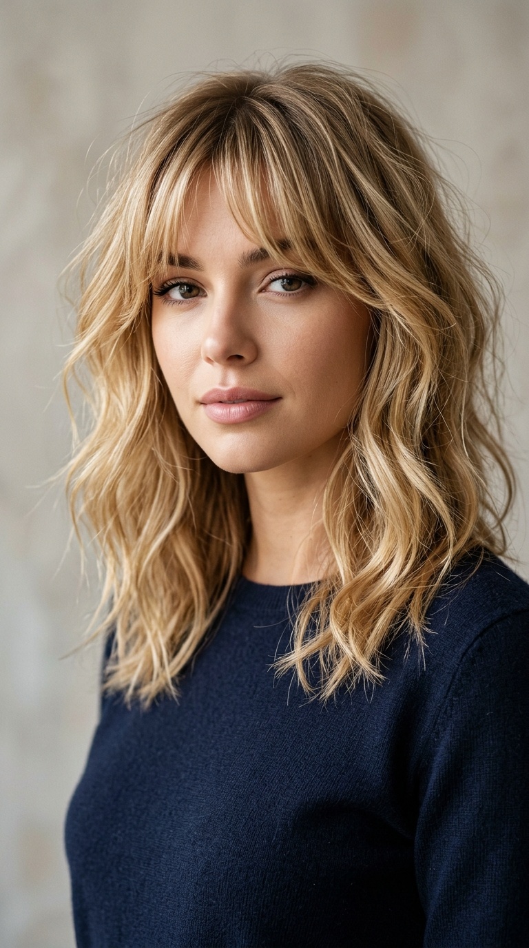 Bardot Bangs and Tousled Volume