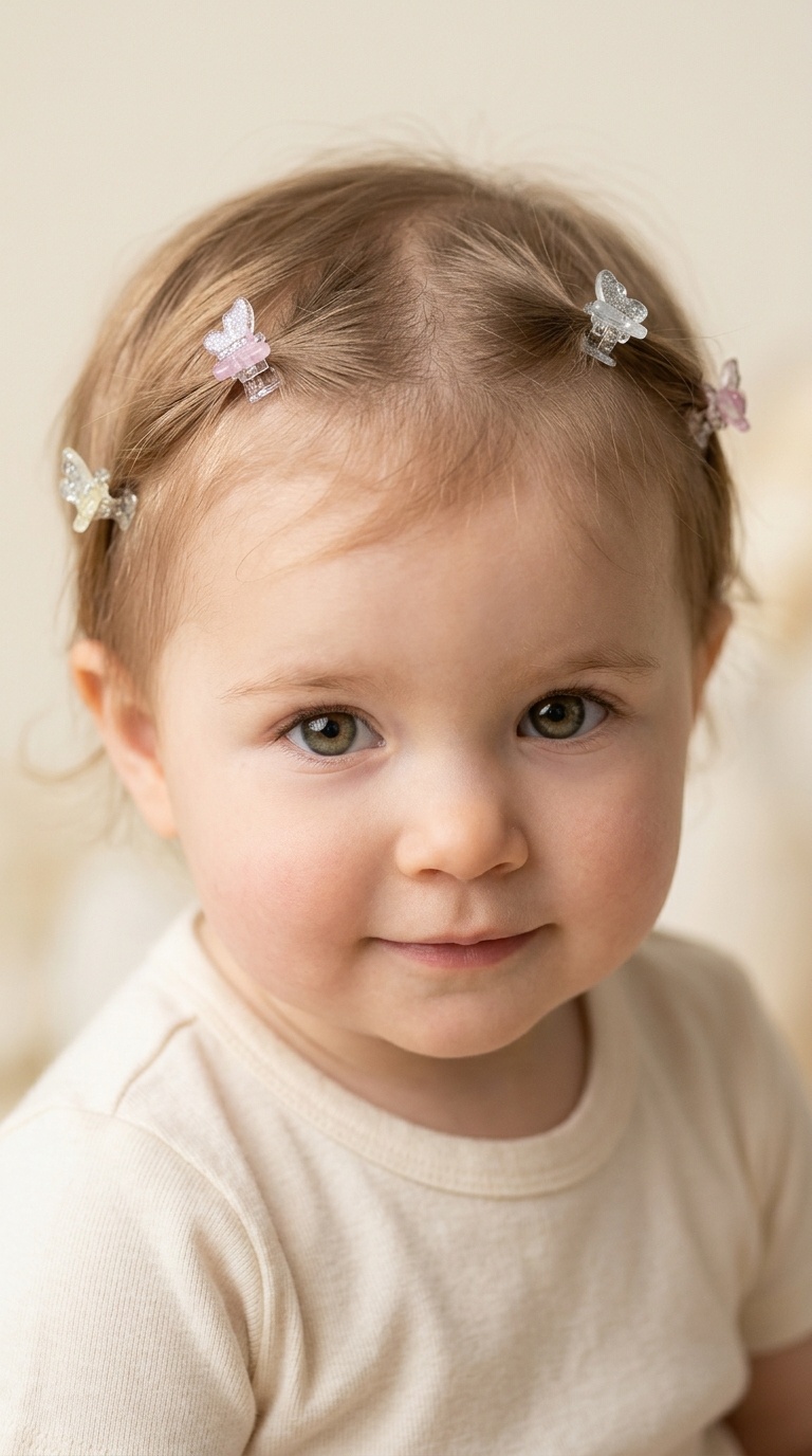Barely-There Butterfly Clips