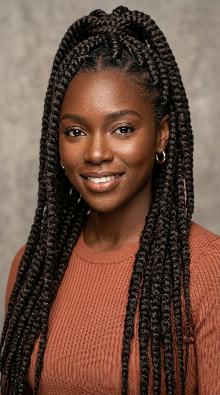 Barrel Braided Long Locks