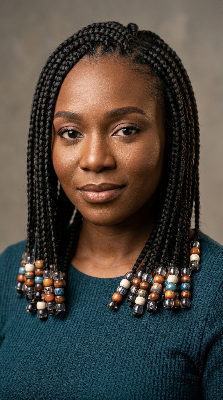 Beaded Ends for Cultural Flair
