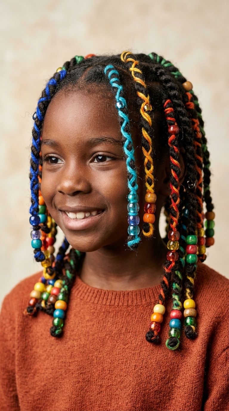 Beaded Yarn Twists