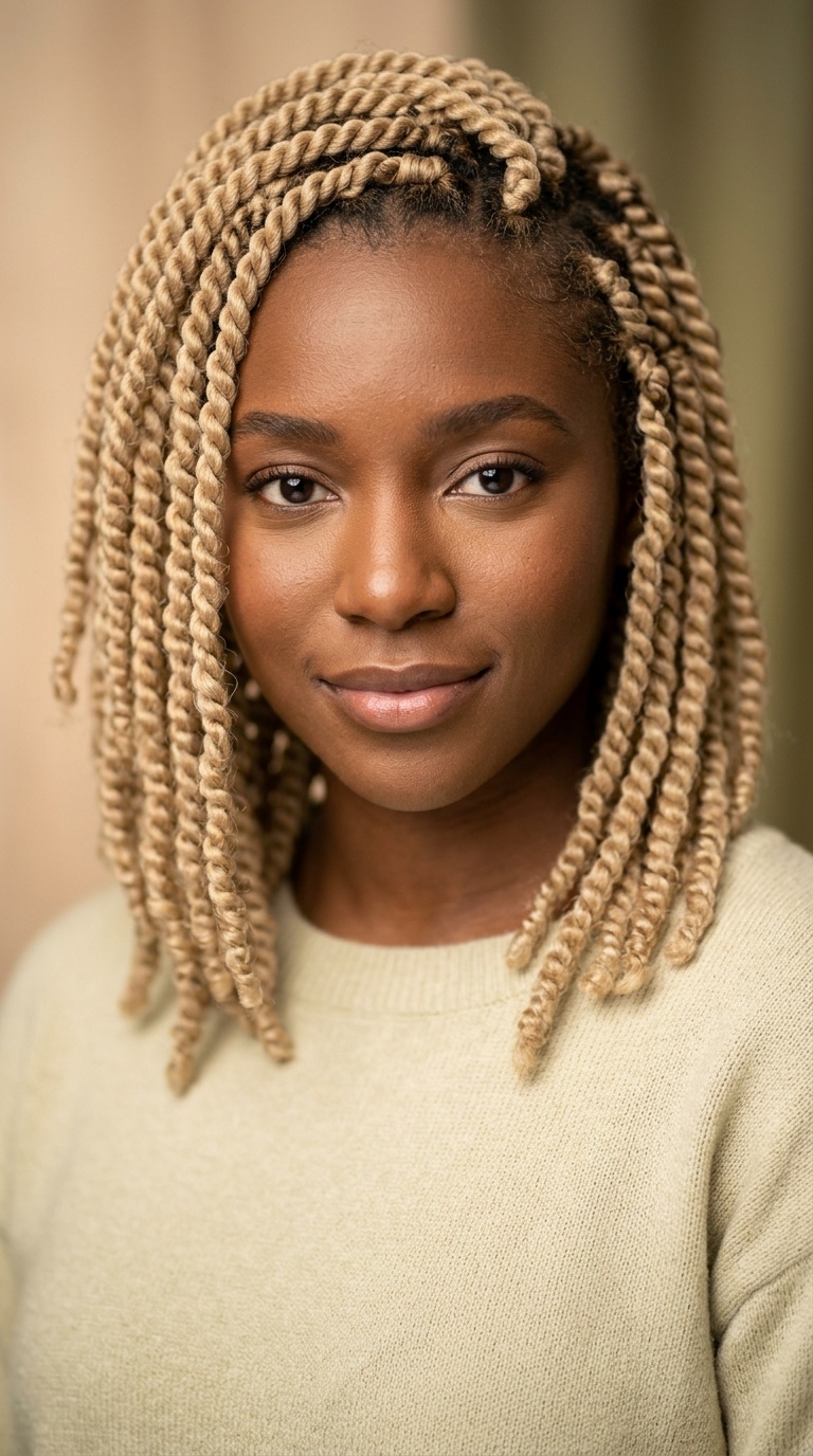 Beige Blonde Passion Twists