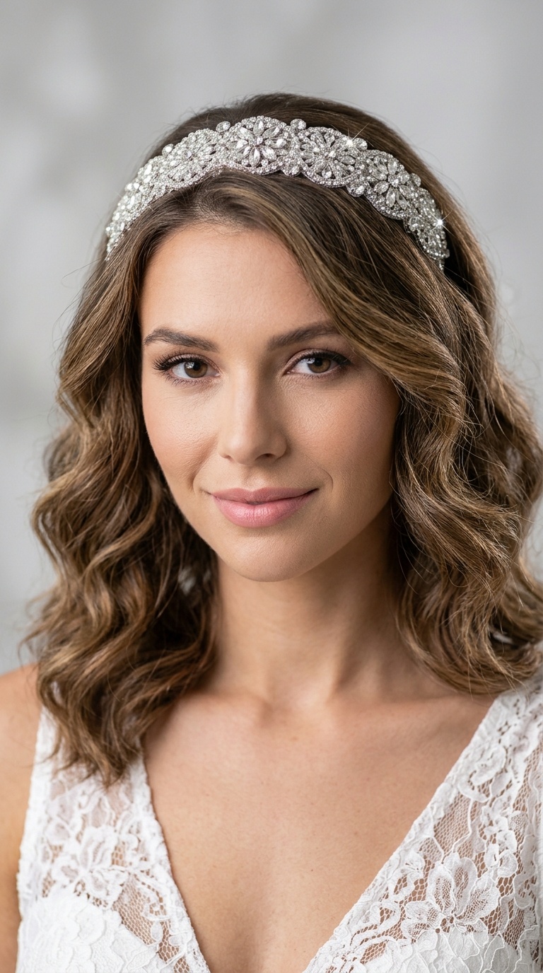 Bejeweled Headband Look