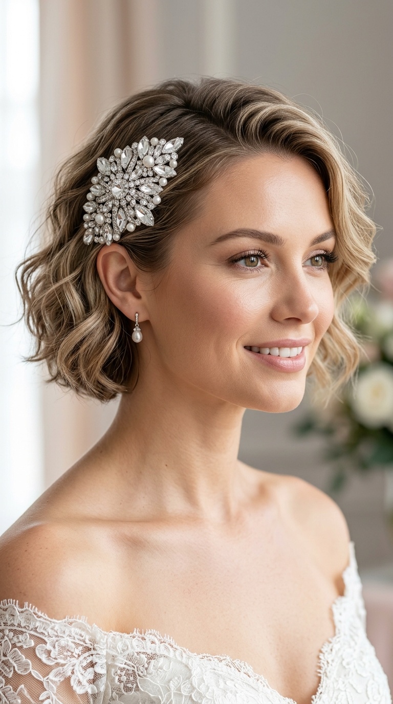 Bejeweled Side Clip