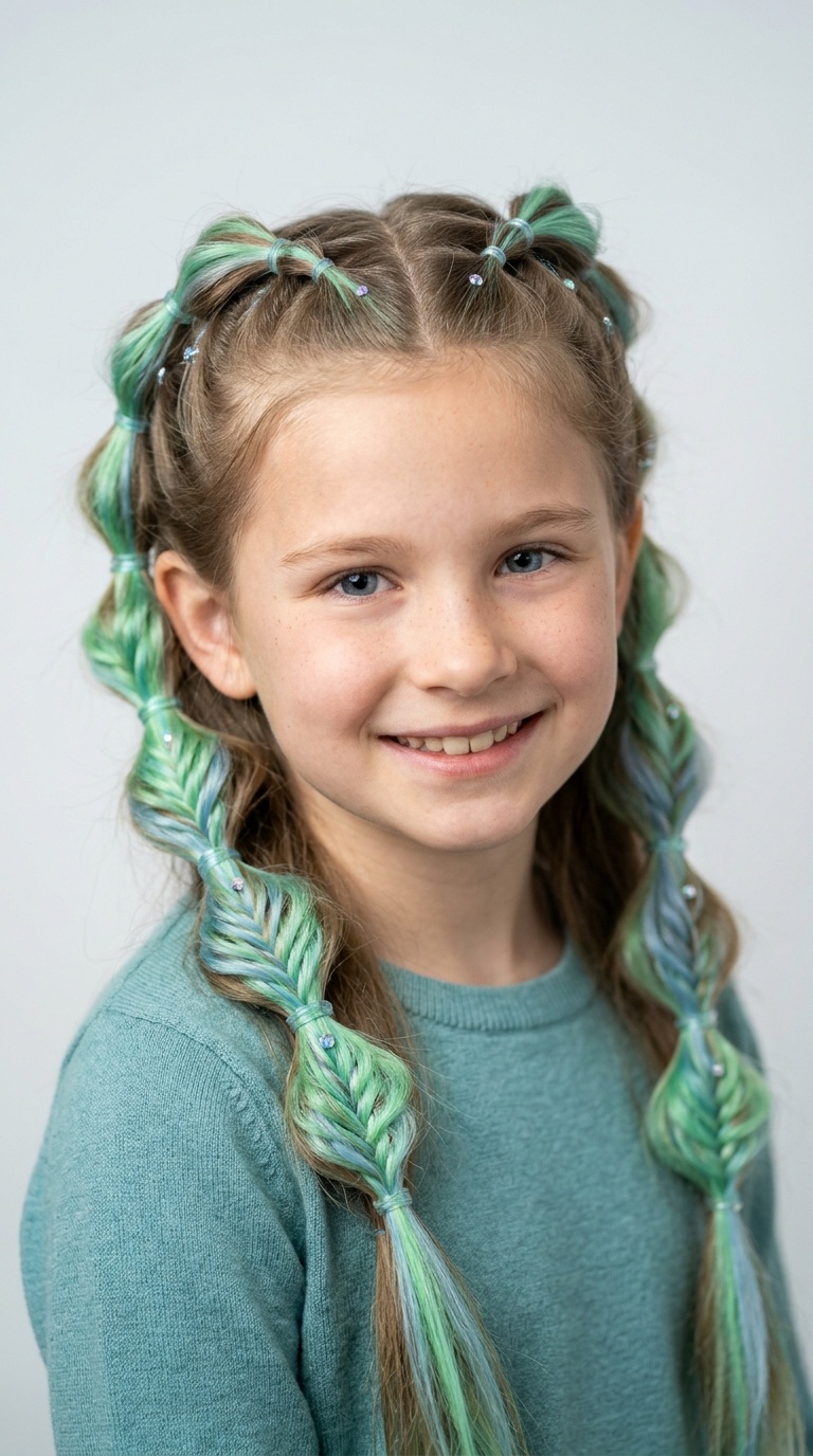 Blue Seafoam Fishtail Bubbles