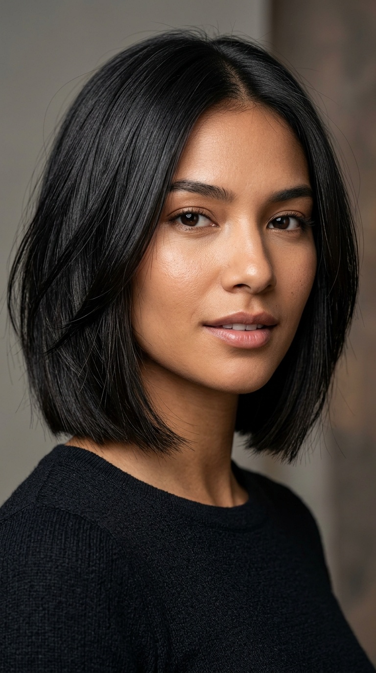 Blunt Bob with Internal Layers