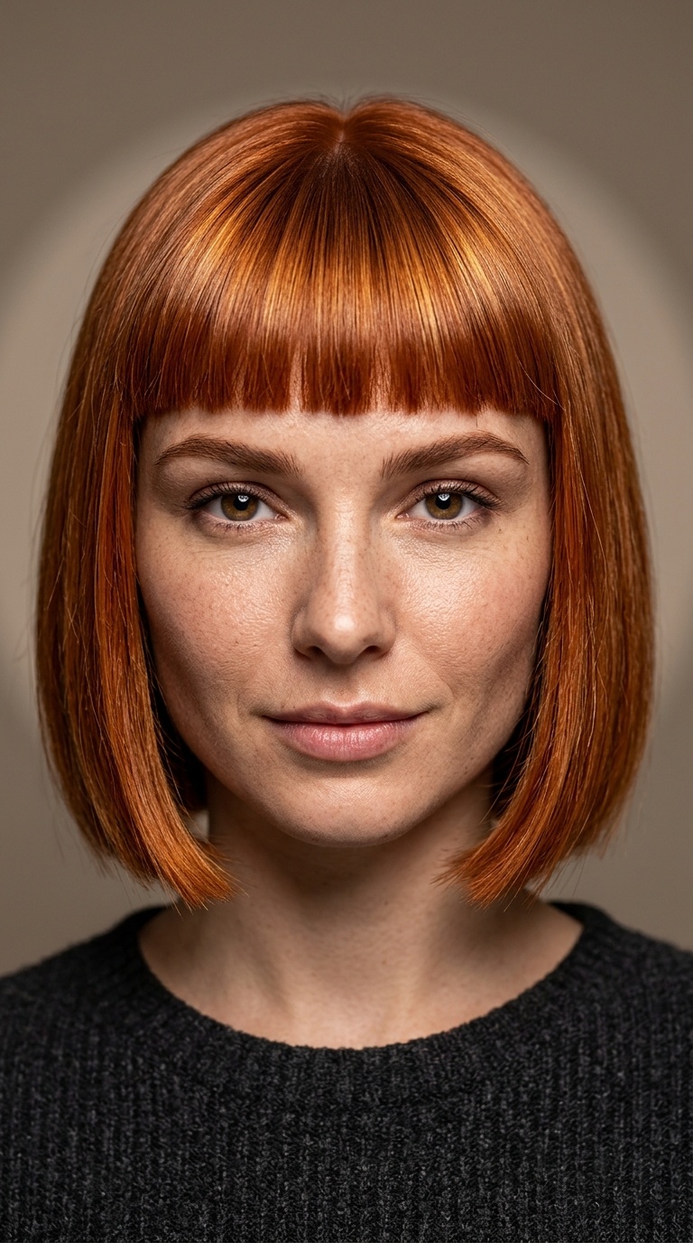 Blunt Cut with Micro Bangs