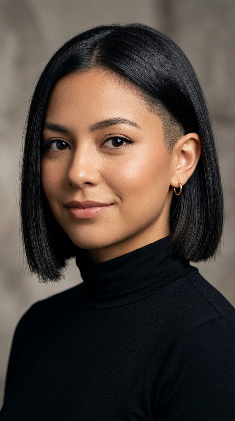Blunt Cut with Undercut