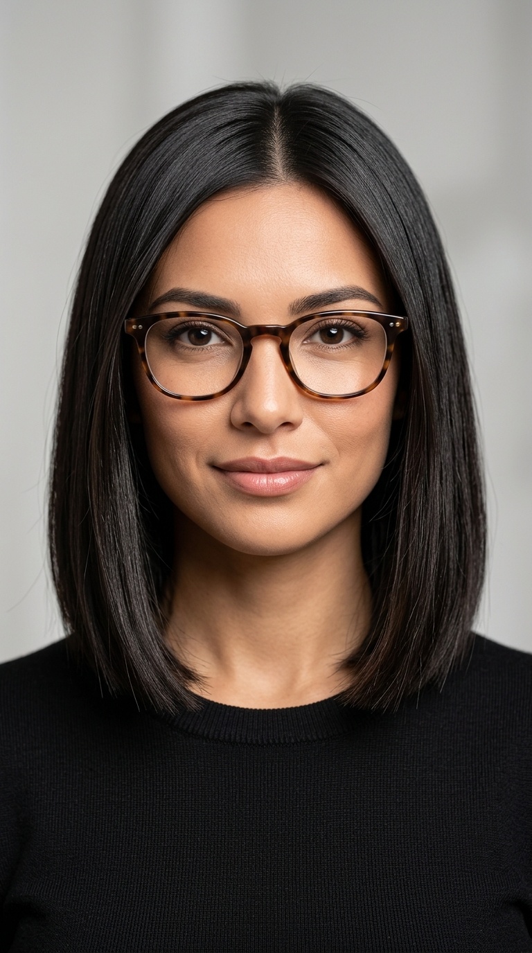 Blunt Lob (Long Bob)