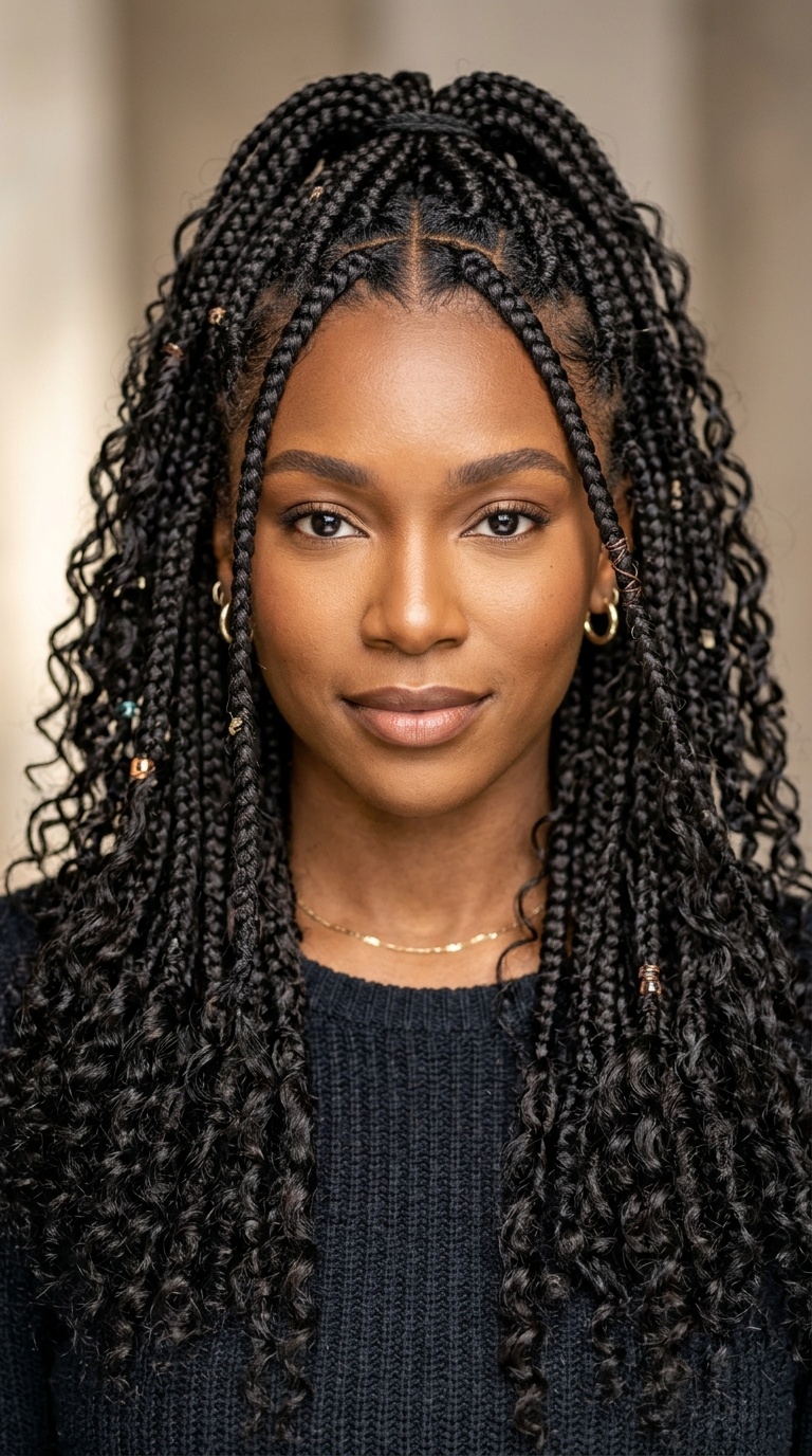 Bohemian Box Braids
