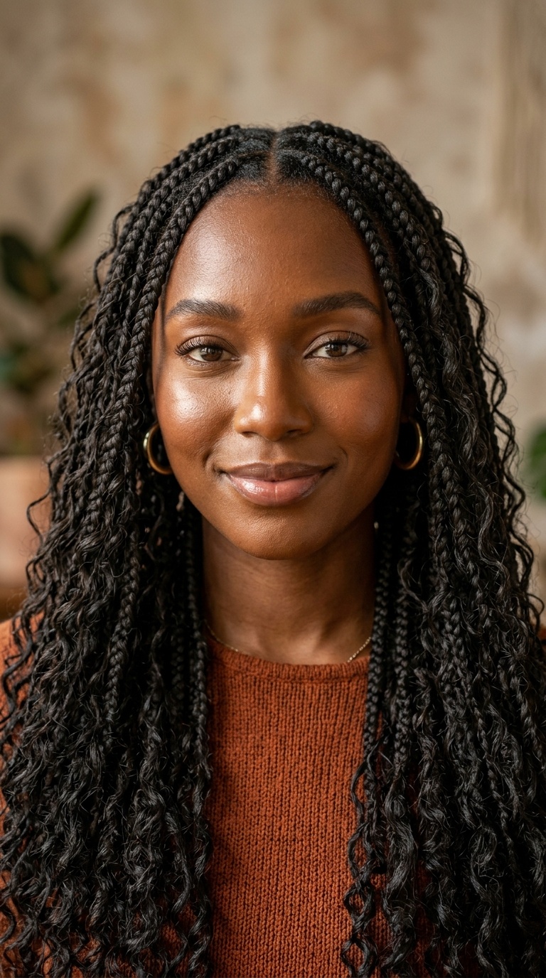 Bohemian Box Braids