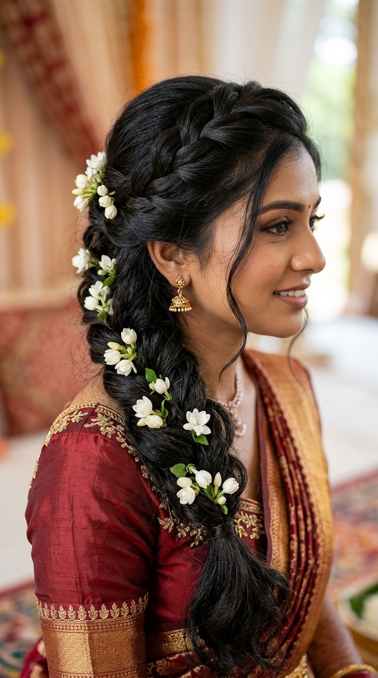 Bohemian Braid with Loose Jasmine