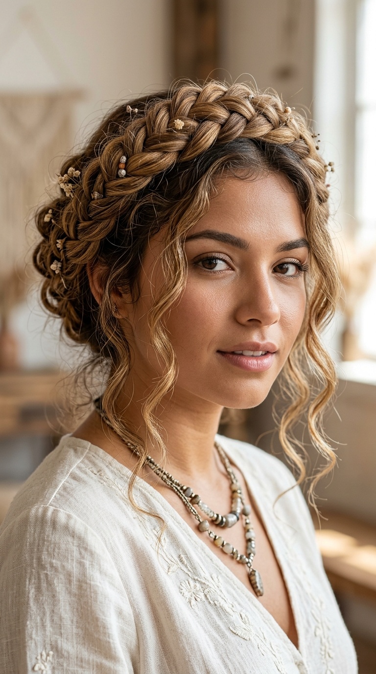 Bohemian Braided Crown