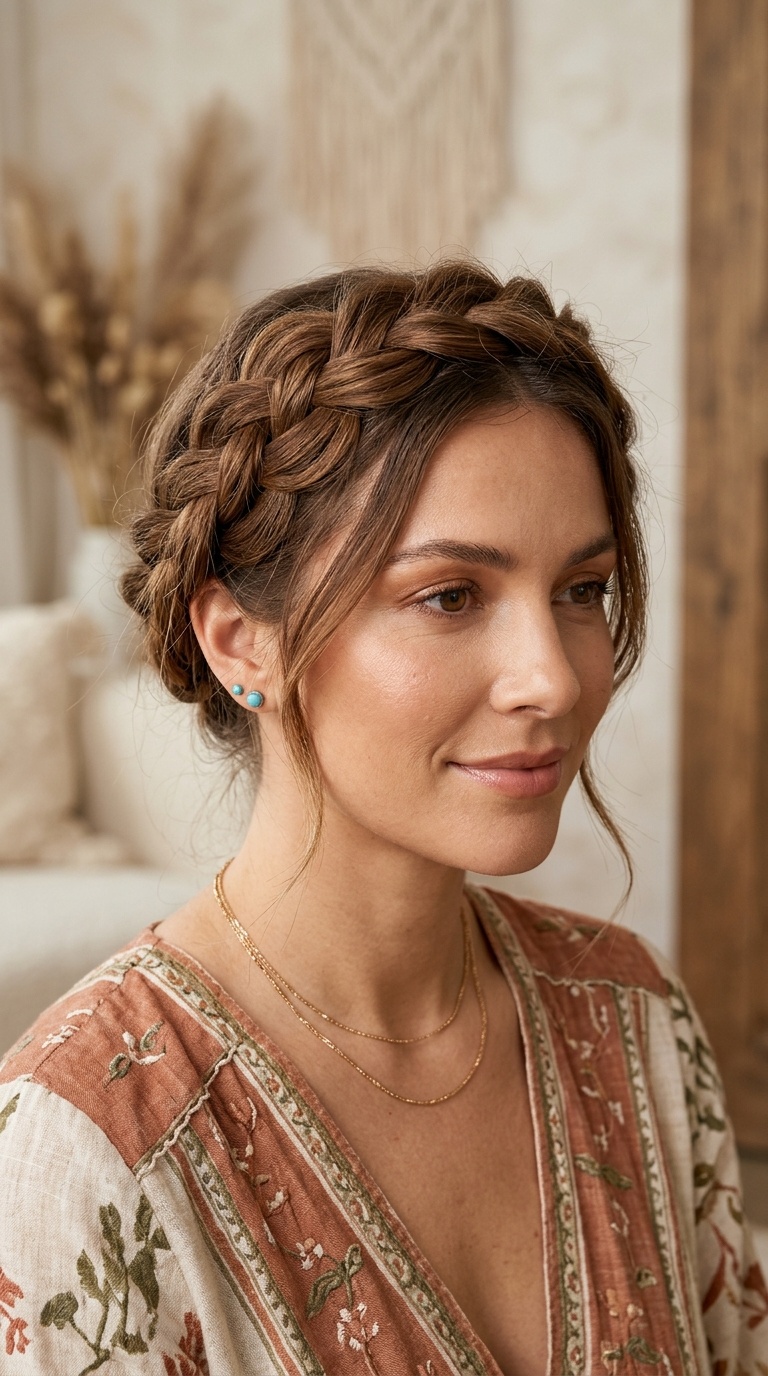 Bohemian Crown Braid