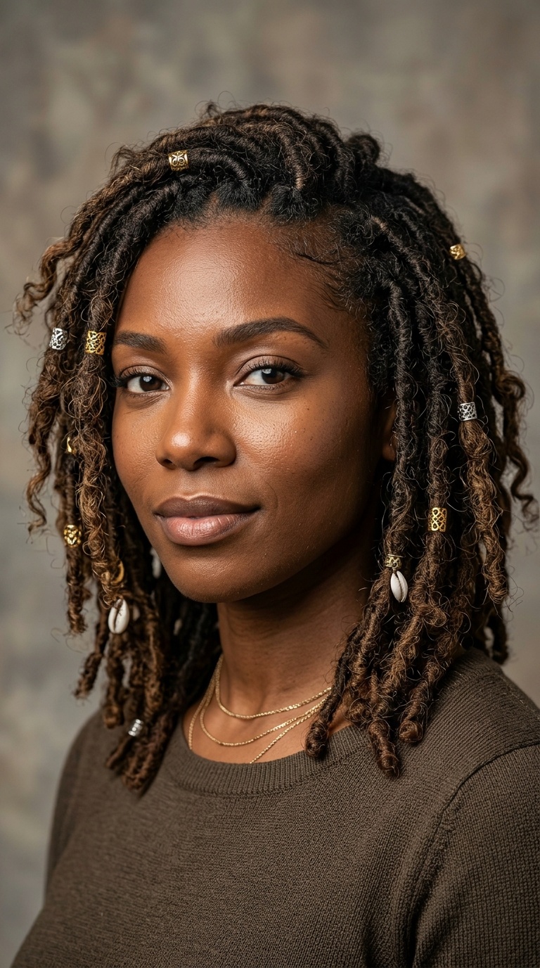 Bohemian Distressed Locs