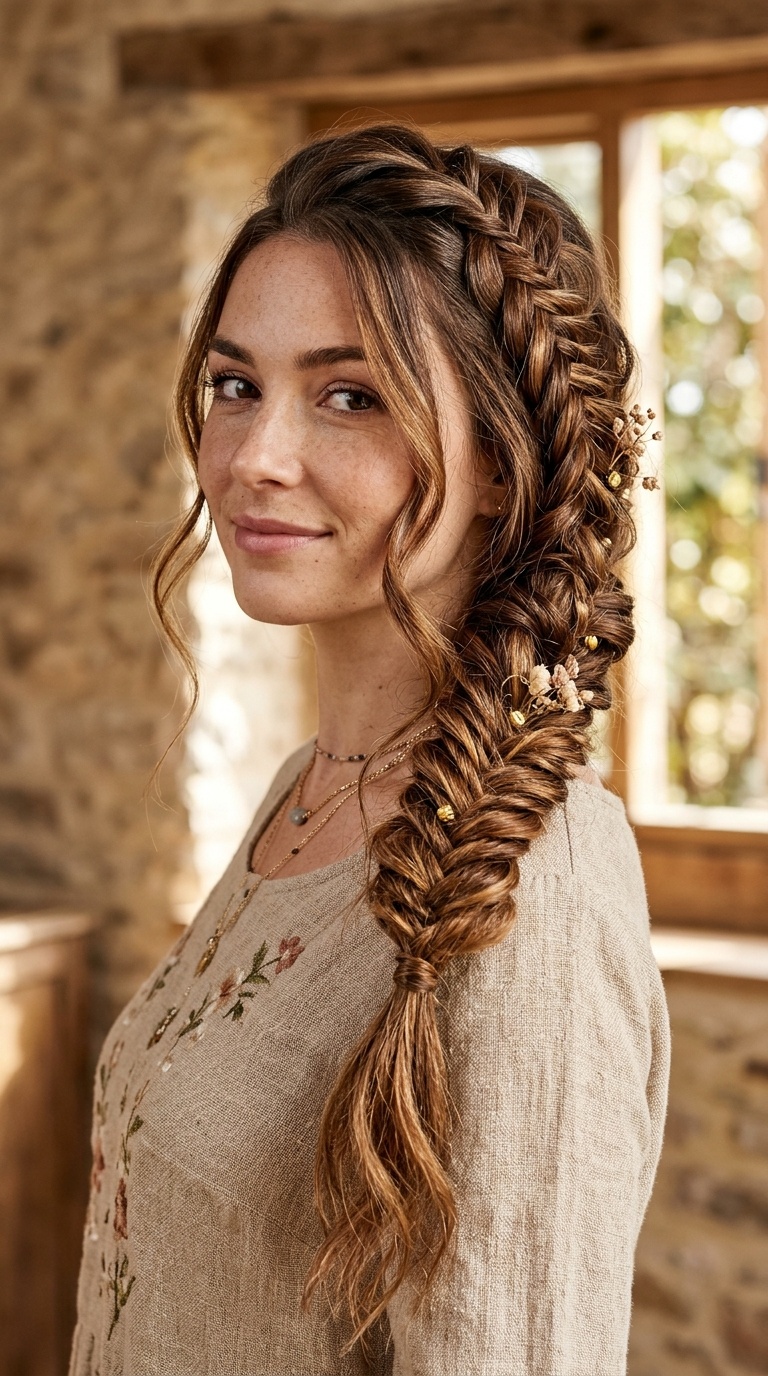 Bohemian Fishtail Braid