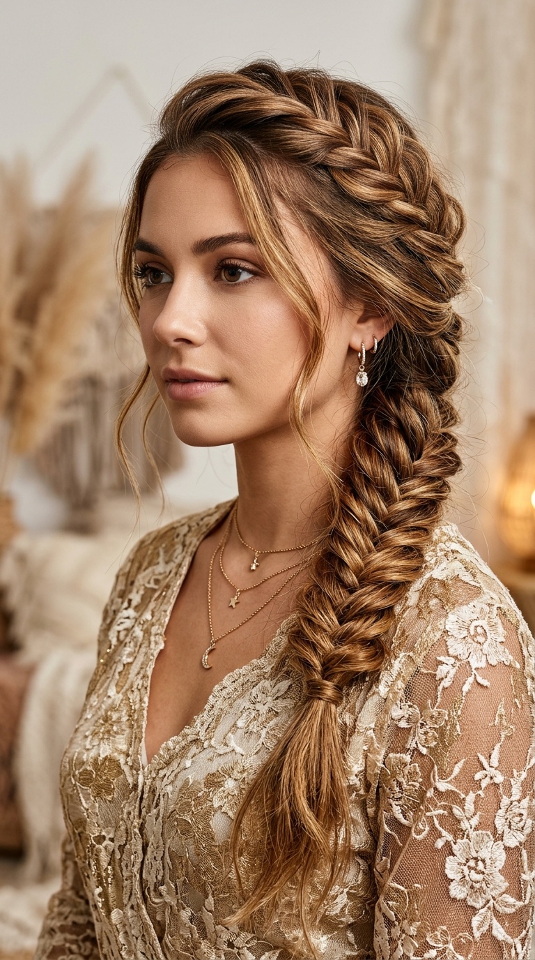 Bohemian Fishtail Braid