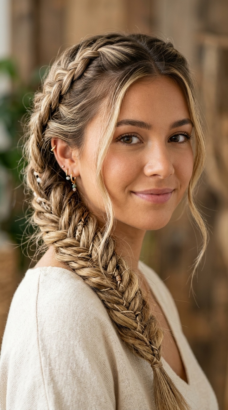 Bohemian Fishtail Braids