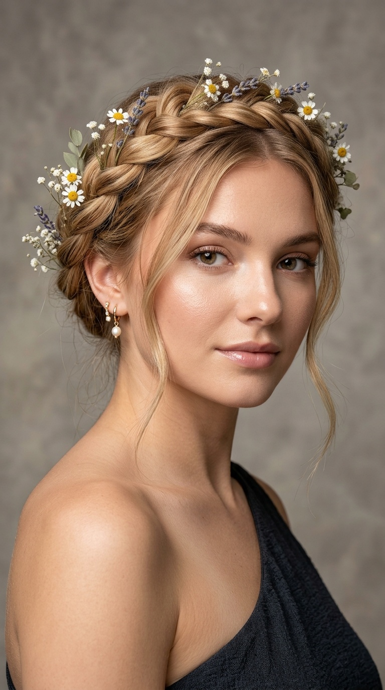 Bohemian Flower Crown Braid