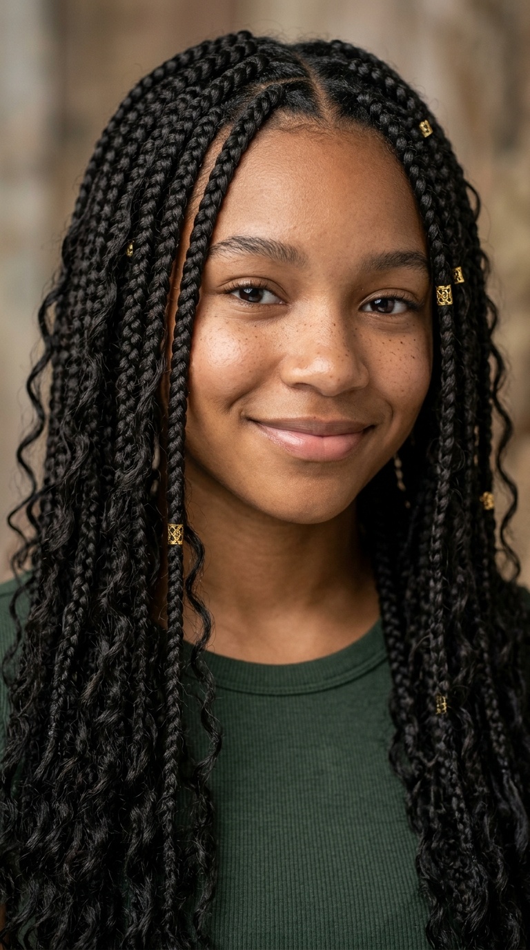 Bohemian Goddess Box Braids