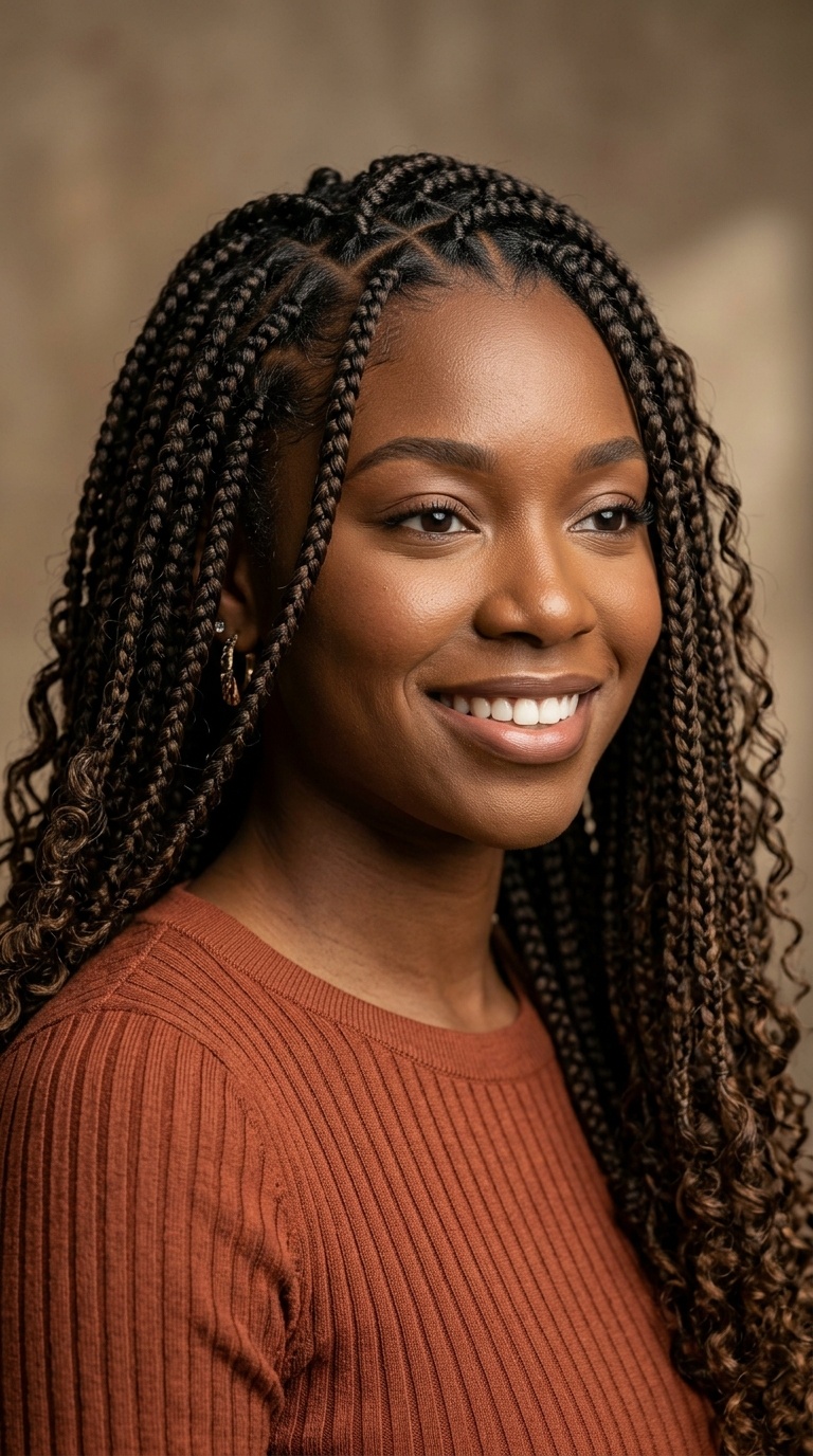 Bohemian Knotless Braids