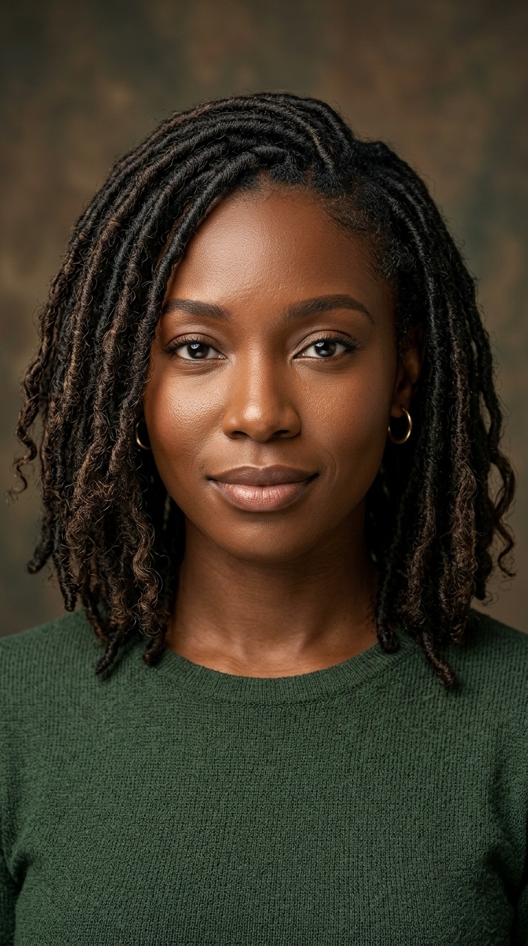 Bohemian Locs with Loose Ends