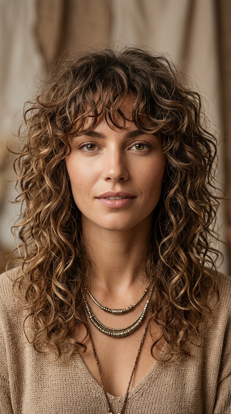Bohemian Shag Perm