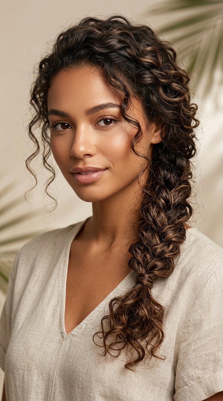 Bohemian Side Braid