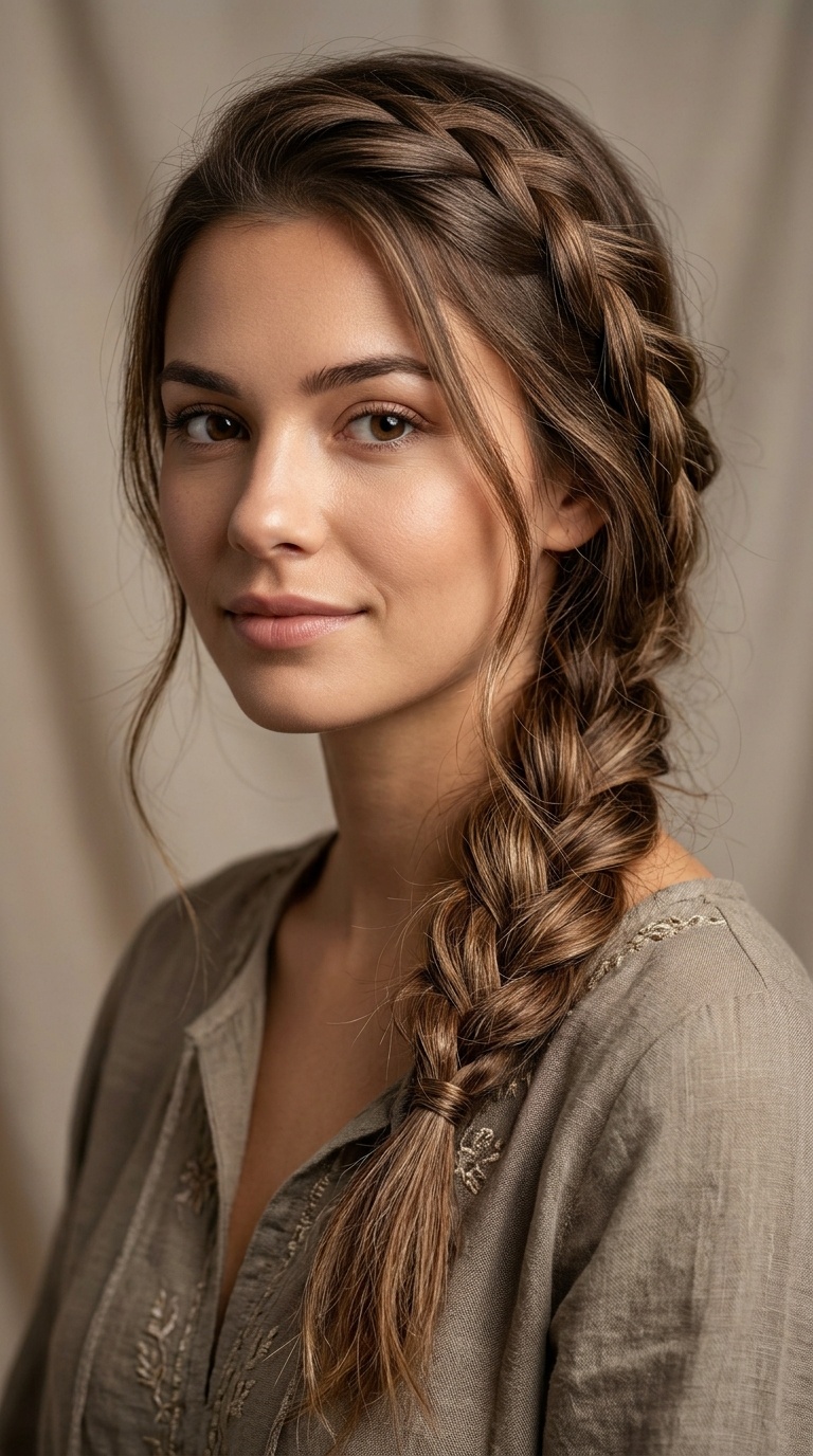 Bohemian Side Braid