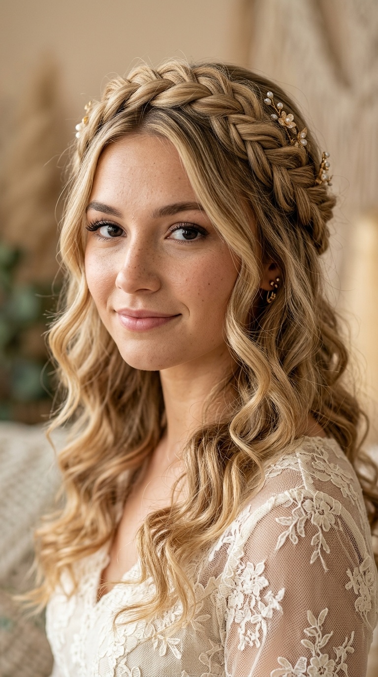 Boho Braided Halo