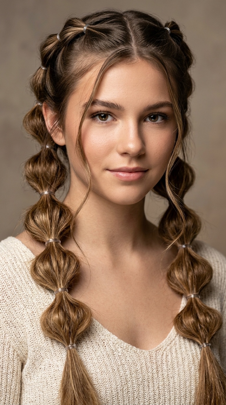 Boho Bubble Braids