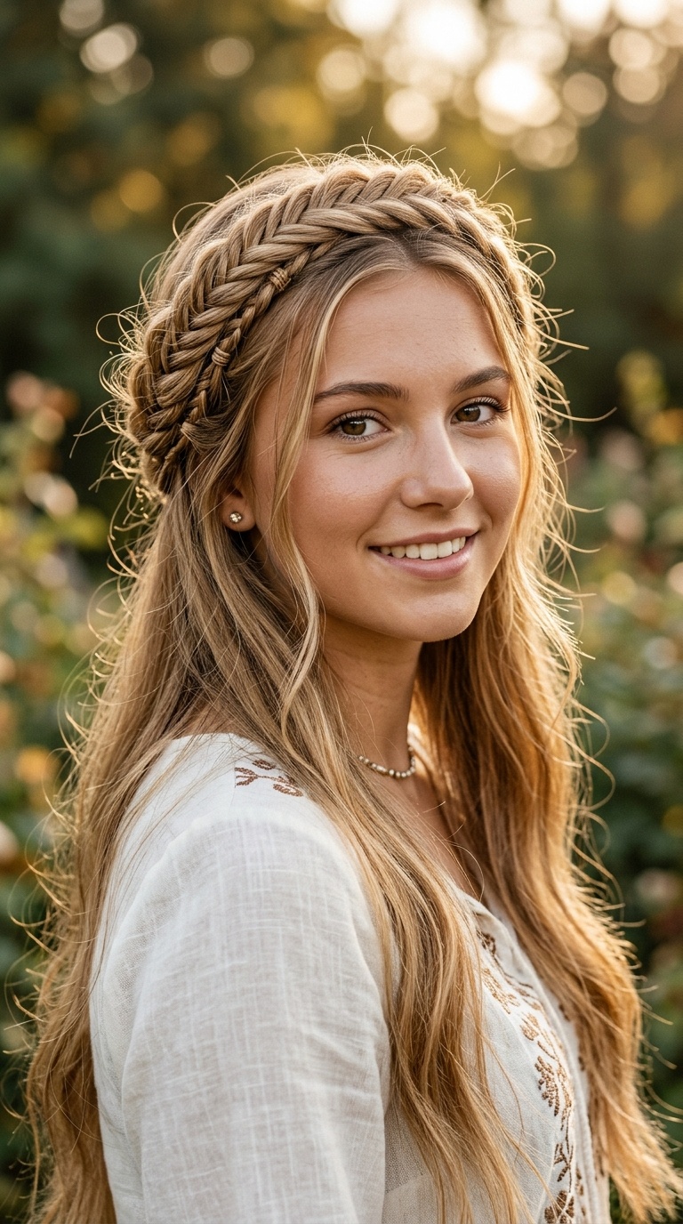Boho Fishtail Halo