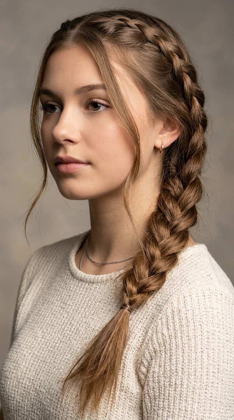 Boho Loose Side Braid