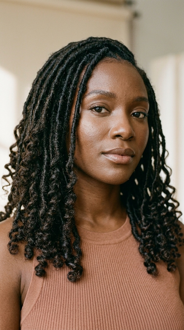 Boho Style with Curly Ends