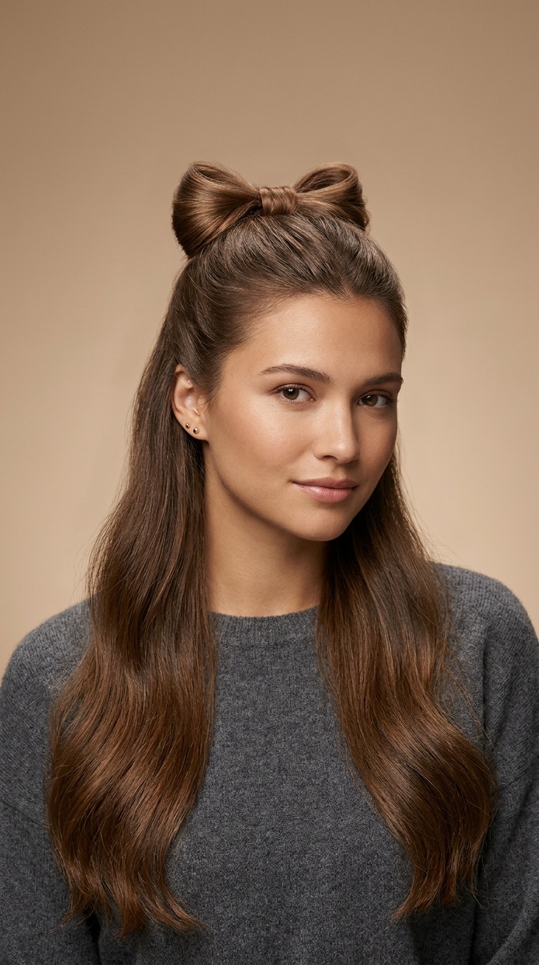Bow-Tie Half-Up