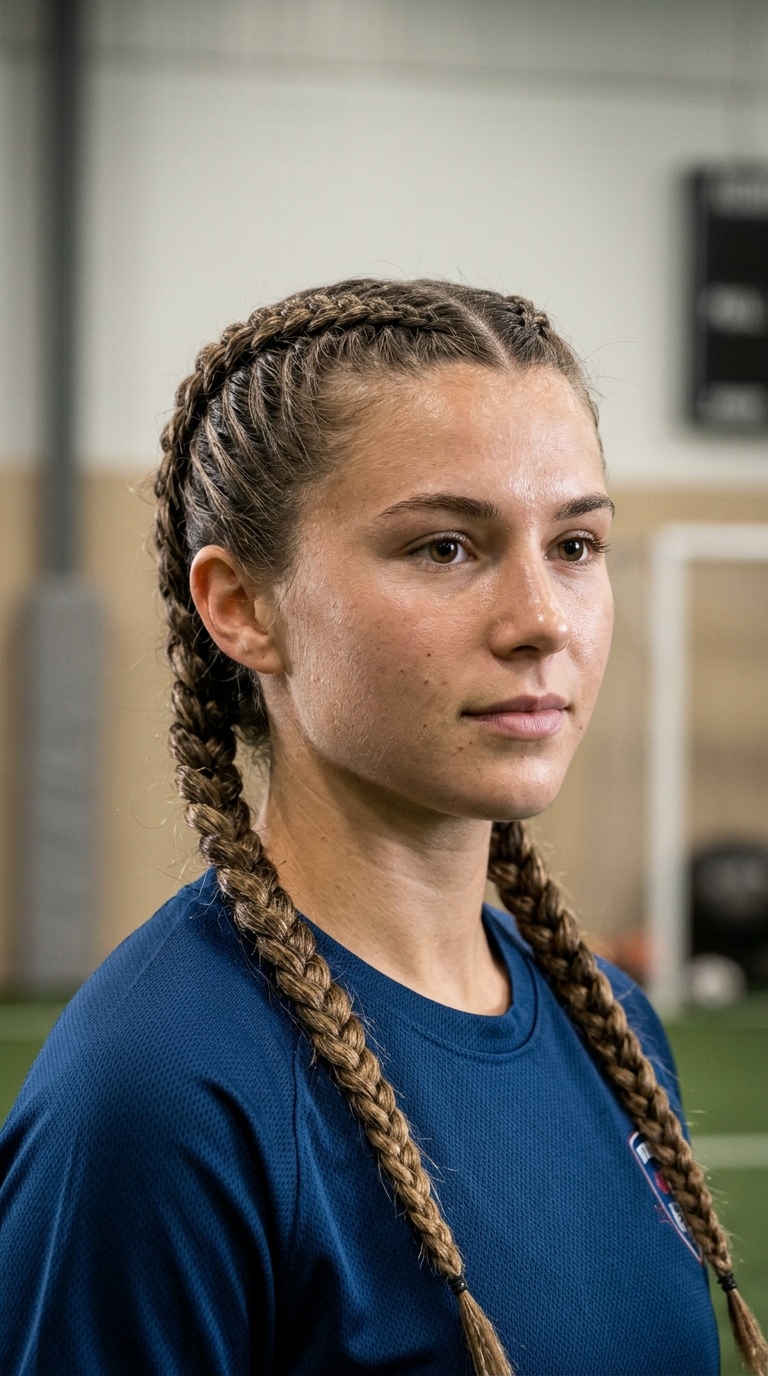 Boxer Braids with Extensions (for Grip)
