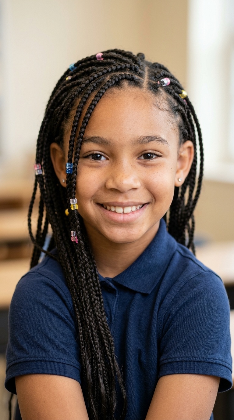 Braided Accent Micro-Braids