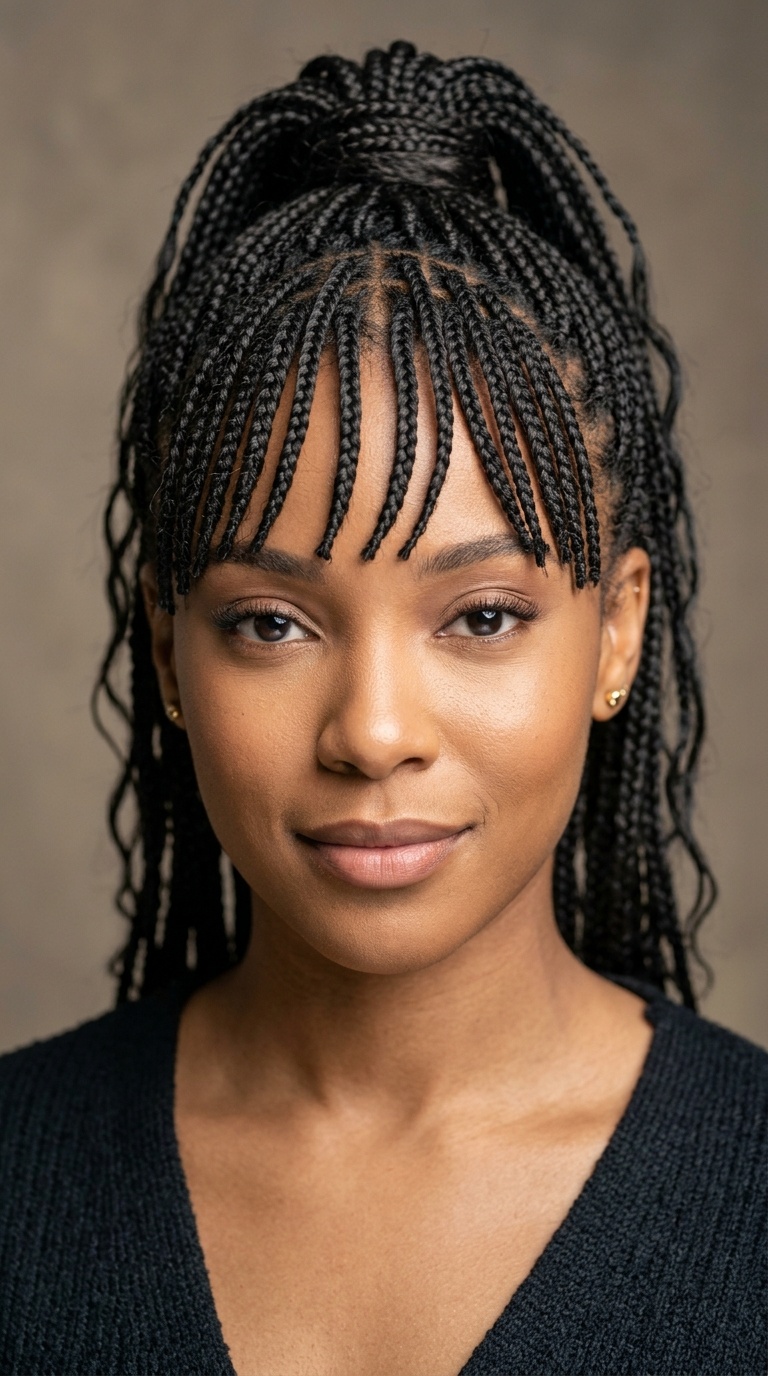 Braided Bangs