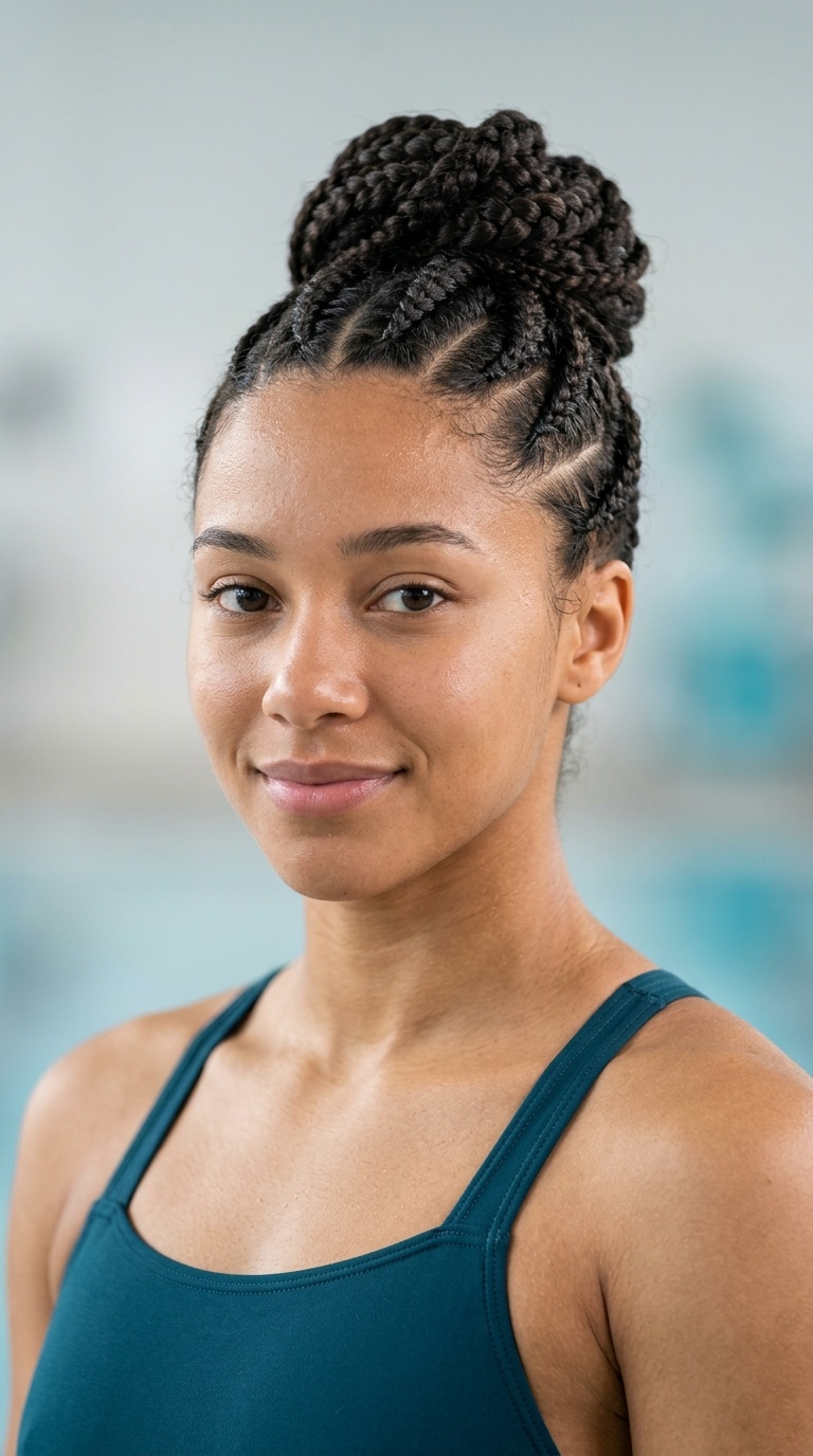 Braided Bun Hybrid