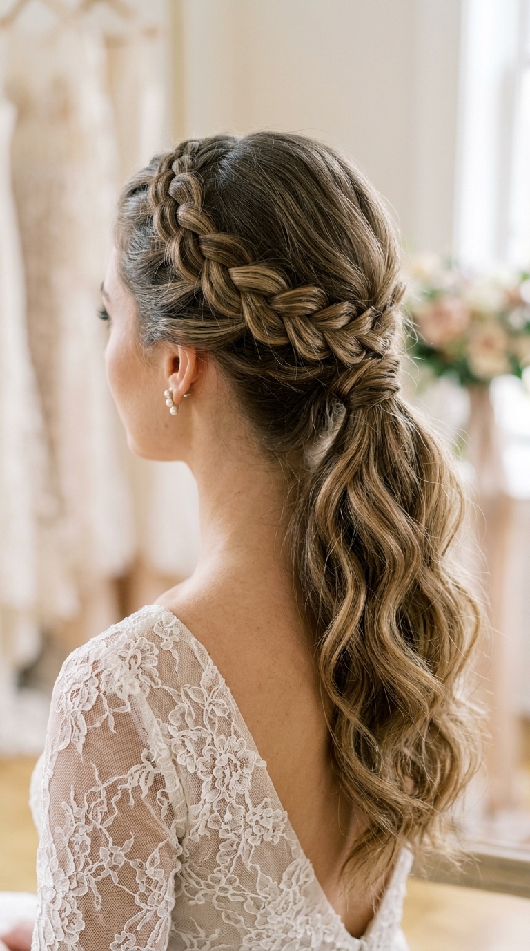 Braided Crown with Pony