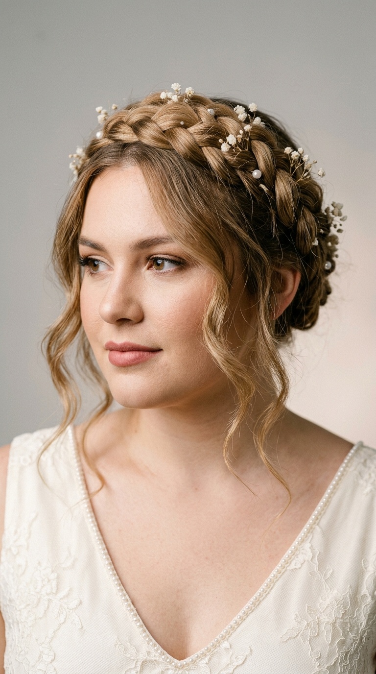 Braided Crown with Softened Perimeter