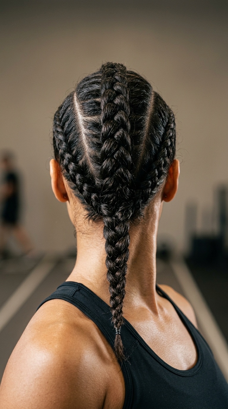 Braided Faux Hawk