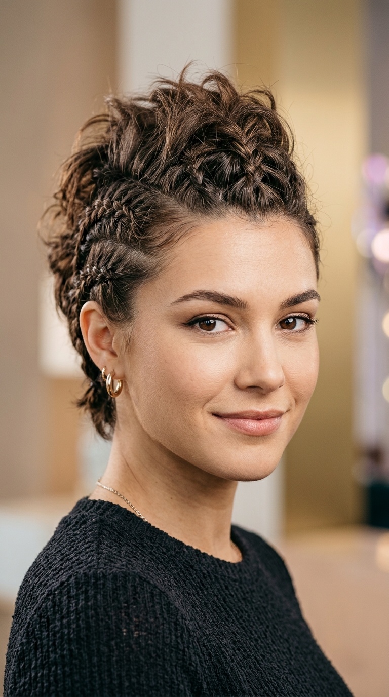Braided Faux Hawk