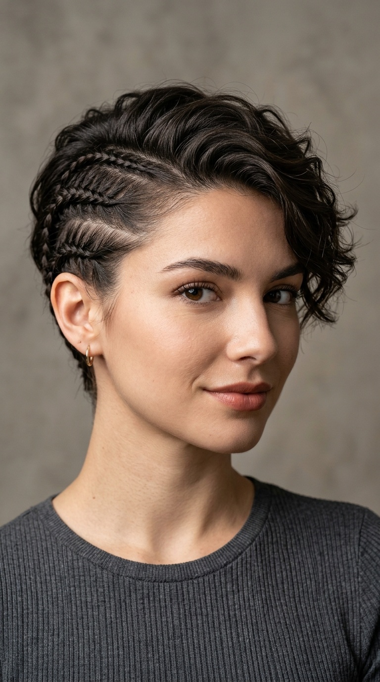 Braided Faux Undercut