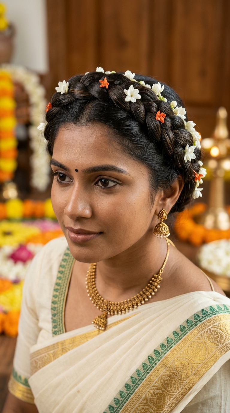 Braided Halo (Crown Braid)