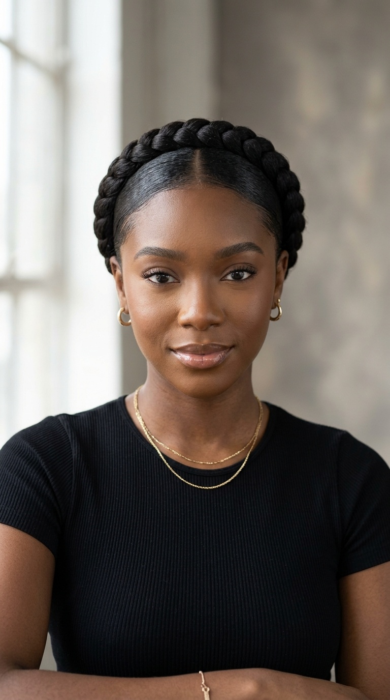 Braided Halo with Sleek Finish