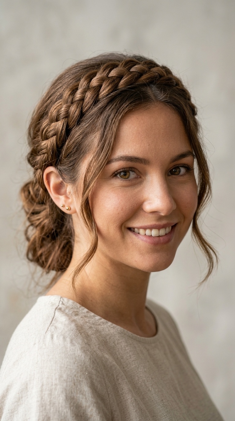 Braided Headband Look