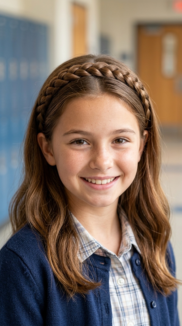 Braided Headband Look
