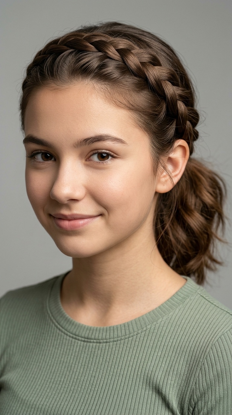 Braided Headband Look
