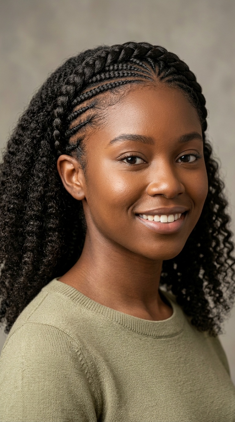 Braided Headband with Loose Back